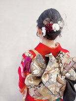 ラトリエコンタン(L´atelier Content)&nbsp;【shima】成人式まとめ髪シニヨン