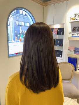 シェノン 赤羽店(CHAINON) 顔まわりレイヤー柔らかい韓国女子風シアーブラウン