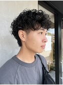 ニュアンスくるくるパーマ