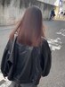 sleek式髪質改善(縮毛矯正)+カラー＋トリートメント　￥36000