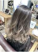 【Feria渋谷】ミルクティーバレイヤージュ☆渡邉悟