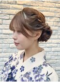 浴衣着付けヘアセット