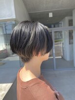 ソッチ(sotti.)&nbsp;ほのかなオリーブアンブレラカラー×ツーセクションショート