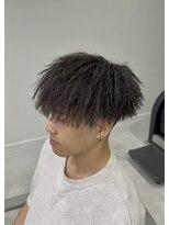 ホワイト(WHITE)&nbsp;パイルツイスト/ツイストパーマ/メンズパーマ