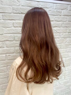 アンククロス 青山店(ANKH CROSS) 艶髪ウェーブ/髪質改善/透明感カラー/ミルクティーベージュ