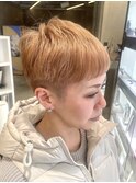 ベリーショート/ショートヘア/PEEKABOO