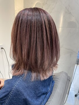 フルー 都立大学店(Fleu r) 表面のみ春カラーで白髪ぼかしハイライトも◎