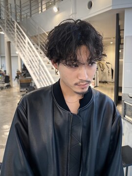 ブランコトレス 鏡島(BLANCO tres) 常田パーマ/常田大希/シャドウパーマ/癖毛パーマ