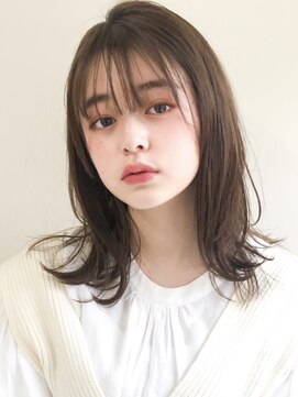 リヤン 表参道(lyann) 前髪ワンホンレイヤー結べるボブ薄めバングシースルーバング