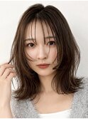レイヤー/ミルクブラウン/ダークパープル/夏のヘアアレンジ