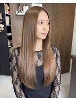 零秒女髪 千里丘店&nbsp;艶髪ストレートで魅せる上品ロングスタイル髪質改善美髪艶感