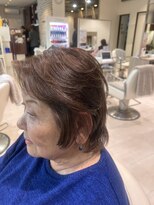 プロ ヘア テック(PRO HAIR TEC)&nbsp;上品ブラウンの白髪ぼかしデザインカラー