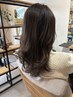 カット+カラー+マイクロバブルシャンプー+頭皮と髪の保湿Tr ¥12100