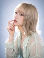 アッシュ 桜木町店(Ash)&nbsp;髪質改善縮毛矯正　ミルクティーミディアムスタイル
