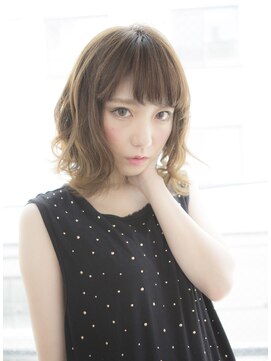 サロンドミルク 原宿(salon de MiLK) 【salon de MiLK原宿】ミディアムボブアッシュ