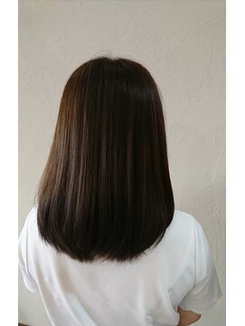 ネオリーブチノ 登戸店(Neolive cino) 黒髪　ふんわり柔らかい縮毛矯正、髪質改善