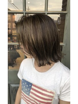 ザ ヘア ディードットログ(The hair D.Log) 3Dシアーハイライト_ミニボブ