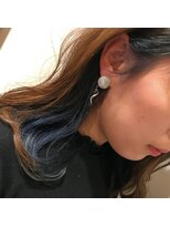 グランドライン(GRAND LINE)&nbsp;[GRAND LINEの若宮宣弘] ネイビーインナーカラー ブルーシルバー