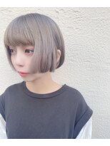 ジィップクリニカ(Zip clinica)&nbsp;ケアブリーチで透け感グレージュ　担当近森