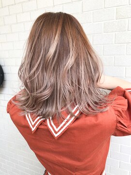 クレア 下北沢(CREA) ベージュグラデーション×ボブ