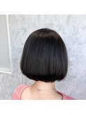 ばっさりイメチェン！小顔ミニボブカット