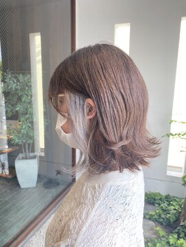 ブランシェ 小牧店(BRANCHE) インナーカラー　☆ホワイトシルバー☆