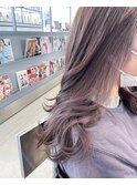 ミルクティーベージュ#髪質改善カラー