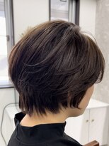 ハイバレーヘアーメゾン(HIGH VALLEY HAIRMAISON)&nbsp;大人ショートオリーブベージュミニショートショートボブ透明感