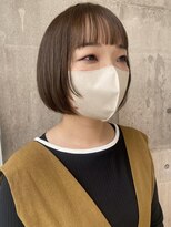 サラビューティーサイト 九大学研都市店(SARA Beauty Sight) 【晴音のきゅんhair】ミニボブ×顔まわりレイヤー