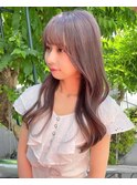 ロングレイヤー_コリアンスタイル_ミルクティーピンク_1