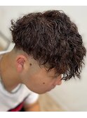 メンズツイストスパイラルパーマ