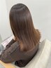 髪質改善トリートメント+ケアカラー+カット　21.500→12.000
