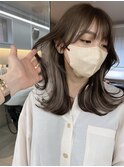 ザクザクレイヤーカット巻き方簡単ミディアム ロング韓国表参道