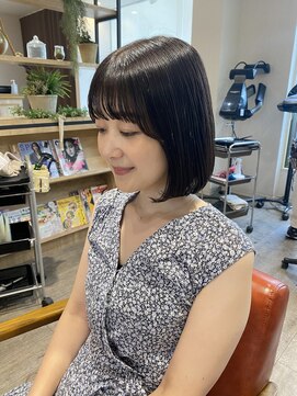 ムクヘア 御幸店(MUKU hair) 収まるボブで簡単楽々ヘア！