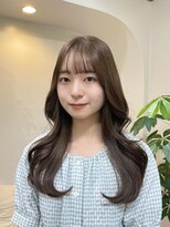 クル(k u r u)&nbsp;Olive beige × layer cut