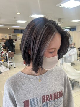 ショコララテ 【30代40代50代白髪ぼかしコントラストハイライト】グレージュ