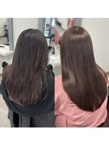 ガルボヘアー 桟橋店(garbo hair)&nbsp;オイルカラーアッシュブラウン高知美容院