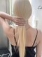 シェリ ヘアデザイン(CHERIE hair design)の写真/お洒落女子必見！上質で大人可愛いハイトーンカラーでトレンドヘアに★［天神/ブリーチ/ダブルカラー］
