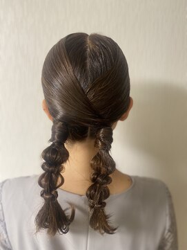 ミークスタイルヘアー(Miiku.style.hair) パーティーヘアセット