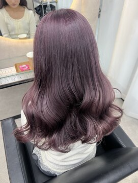 ルノン シェリー(LUNON cheliy) 暗めカラーグランマッシュデザインカラーフェイスフレーミング