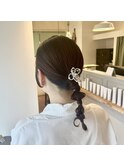 お呼ばれアレンジ♪20代30代40代大人可愛いタイト編みおろし