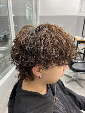 オムセラ(HOMME SERA) 【YUKI】シャドウパーマ×波巻きパーマ