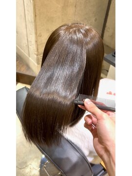 オリーブフォーヘアー(olive For hair) 艶髪オリーブグレージュ×髪質改善METEOカラー