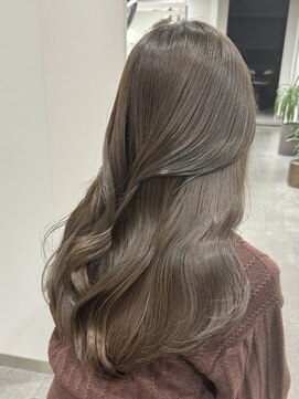 ライズ ネックス ザ サロン 渋谷(LIZE nex the salon) ヘーゼルグレージュ［#渋谷駅 #韓国 #髪質改善］