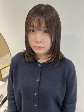 ラミエバイメルト 下北沢(lamie by melt) 顔周りカットレイヤーカットハッシュカット下北沢20代30代