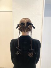 リーナ ビューティガーデン(LiNA BeautyGarden)&nbsp;ヘアアレンジ/ヘアセット/カチモリヘア/カチモリ/お呼ばれヘア