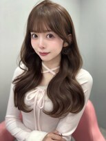 ボタン シブヤ(VOTAN SHIBUYA)&nbsp;ベージュ/韓国ヘア/渋谷/レイヤー/顔まわり/前髪