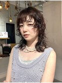 【須田】ミディウルフパーマ