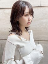 フェイバー 銀座 東銀座(FAVOR)&nbsp;肩で外ハネナチュラルレイヤースタイル