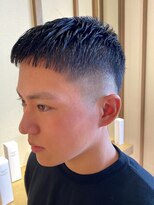 クティエ(Cuthie)&nbsp;#フェードカット#クロップスタイル#メンズショート#20代#30代